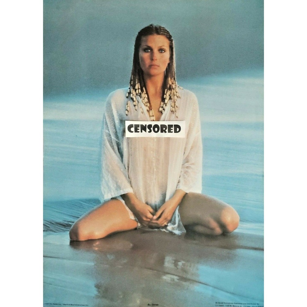 Bo Derek Poster Vtg Original 1979 Ten Movie 10"x 20"x 28" P112